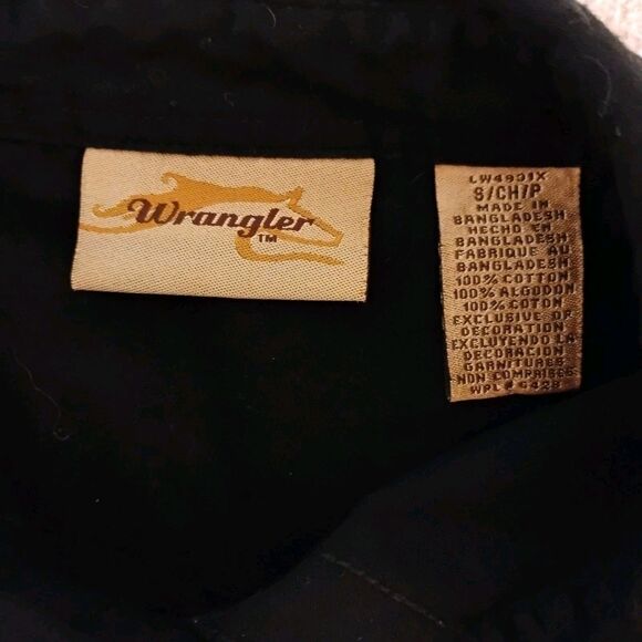 Wrangler Snap Button Studded Slick Cowgirl Western Line Dance Rodeo Women's S - Picture 6 of 12